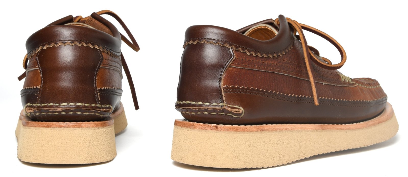 Yuketen - MAINE GUIDE OX DB w/2021 | Moccasin Shoe | CP Brown/G Brown - HANSEN Garments