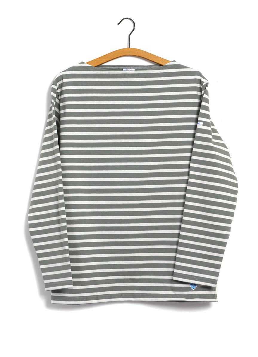 ORCIVAL - MARINE NATIONALE | Striped T-shirt | Quartz Gypsum - HANSEN Garments