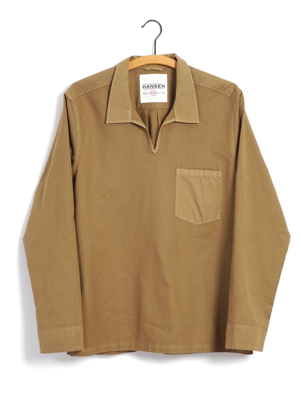 HANSEN GARMENTS - MARIUS | Casual Pull On Shirt | Hay - HANSEN Garments