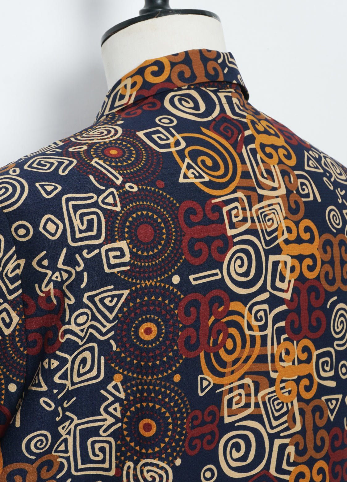MONITALY - MECHANIC SHIRT | Shawn Print Short Sleeve Shirt | Multi - HANSEN Garments