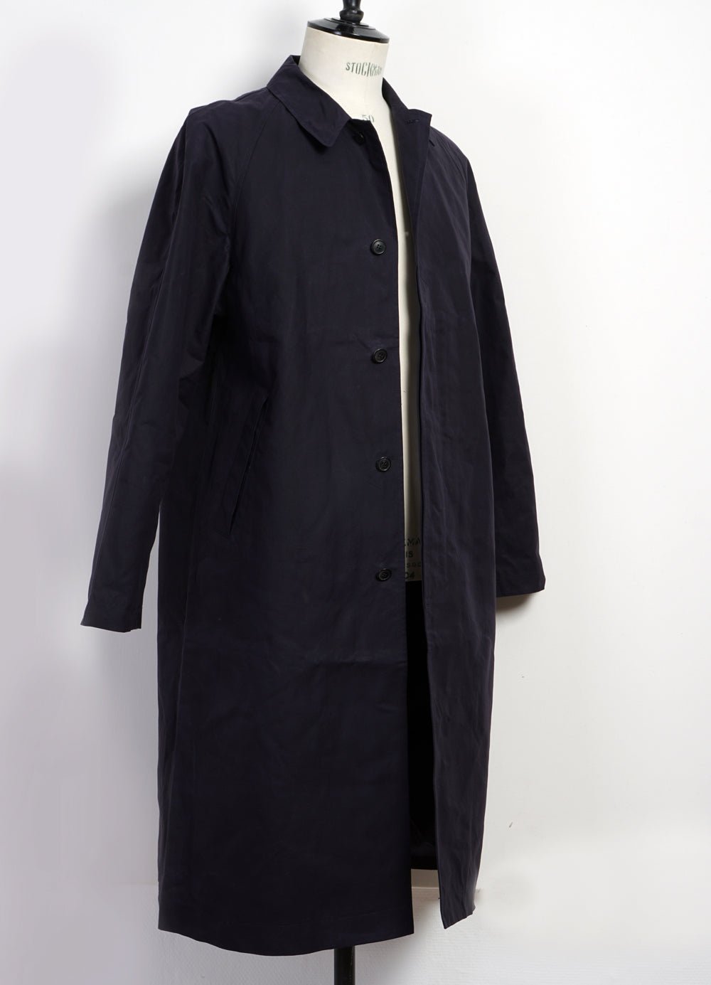 HANSEN GARMENTS - MORTEN | Long Windbreaker Coat | Deep Sea - HANSEN Garments