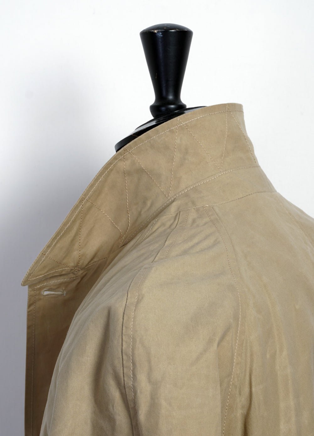 HANSEN GARMENTS - MORTEN | Long Windbreaker Coat | Sand - HANSEN Garments