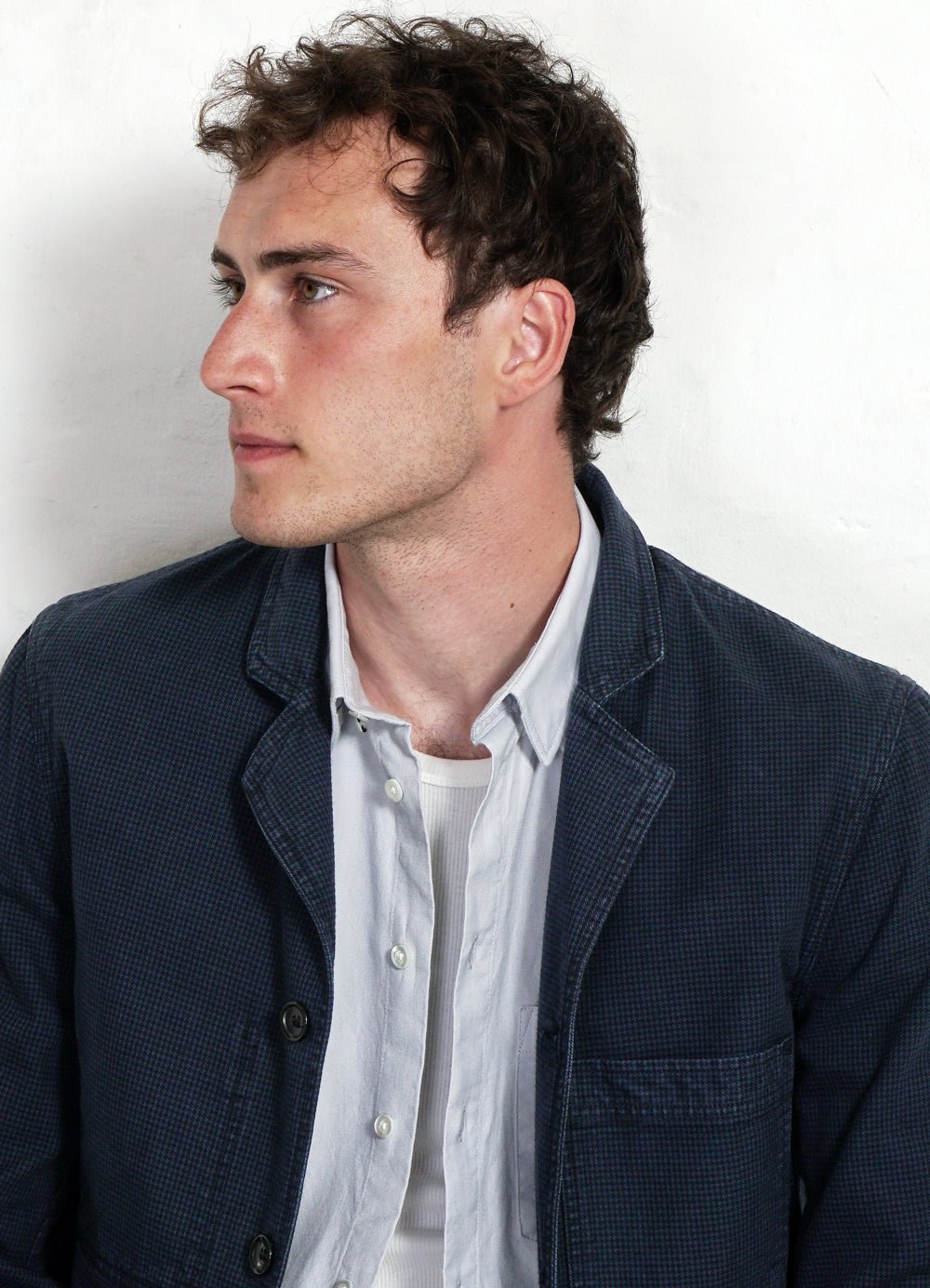 HANSEN GARMENTS - NICOLAI | Informal 4-button Blazer | Black Navy - HANSEN Garments