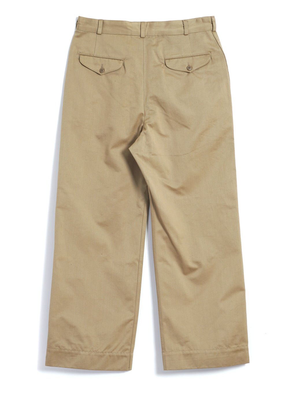 MONITALY - OFFICER CHINO | Wide Fit Chino Pants | Khaki - HANSEN Garments