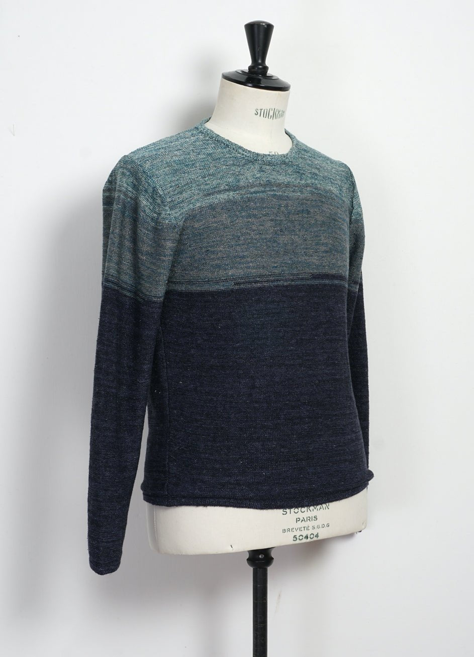 INIS MEÁIN - OMBRÉ TUNIC | Linen Landscape Tunic | Sea/Sky - HANSEN Garments