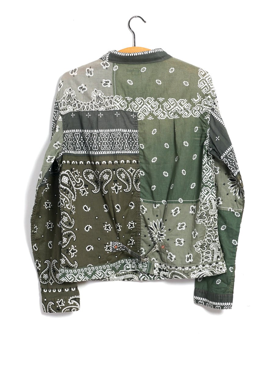 KAPITAL - PATCHWORK 1st | Bandana Jacket | Khaki - HANSEN Garments