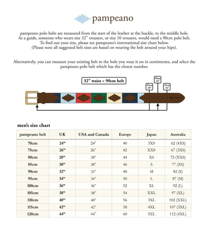 PAMPEANO - POLO BELT | Confianza | Navy - HANSEN Garments