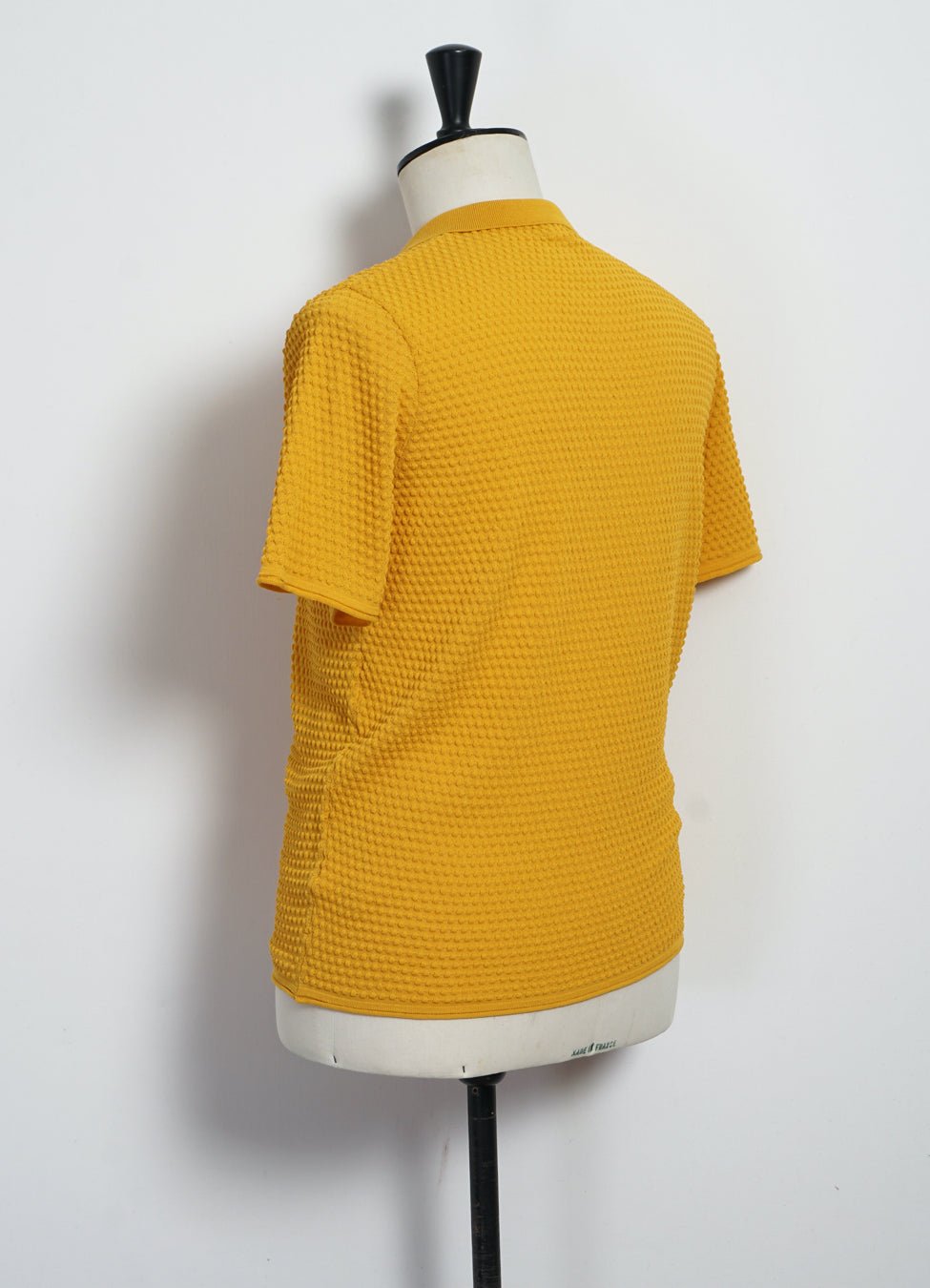 POLO | Short Sleeve Spot Knit Shirt | Ocra