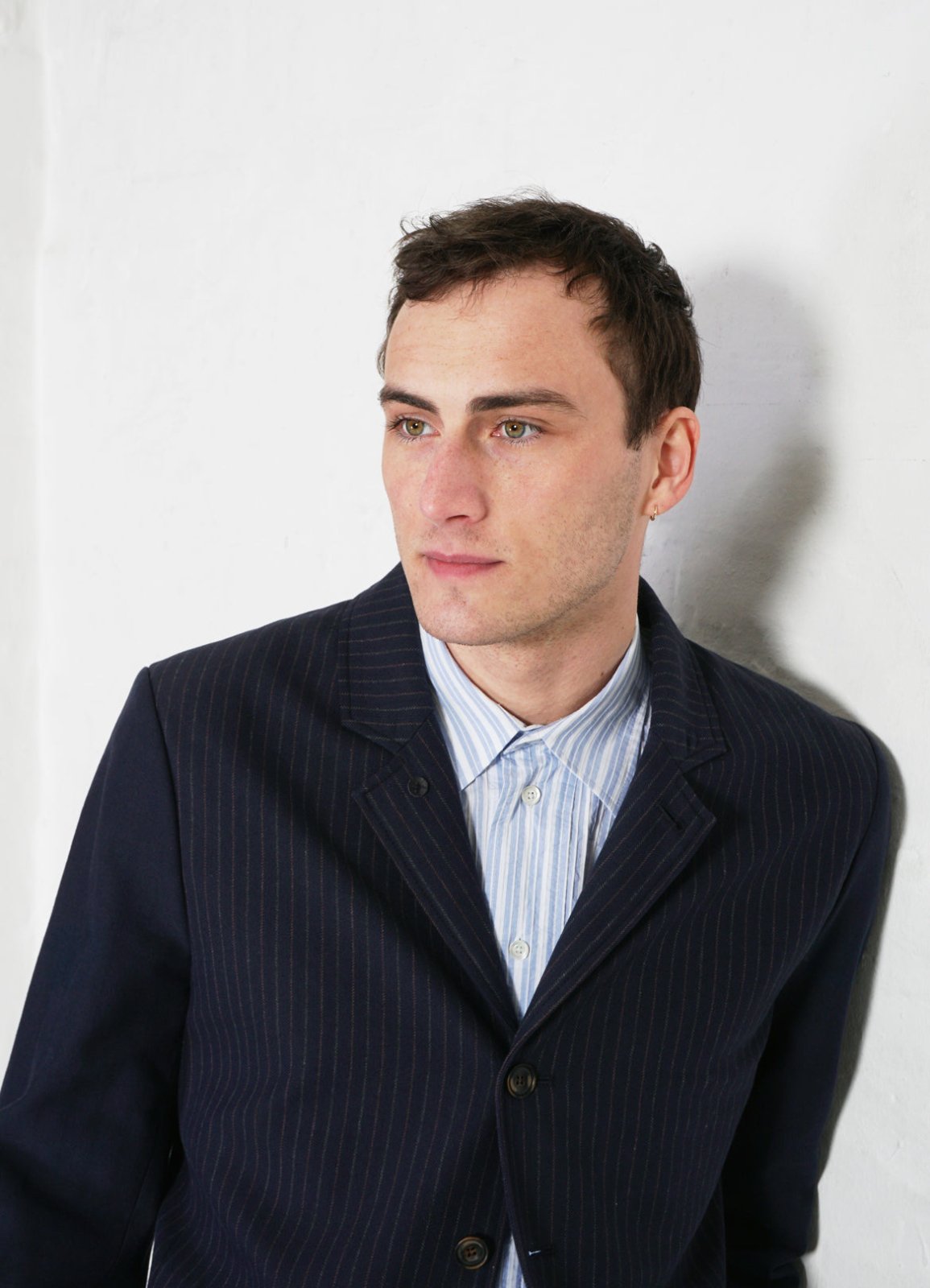 HANSEN GARMENTS - RAYMOND | Relaxed Classic Shirt | Big Blue Stripes - HANSEN Garments