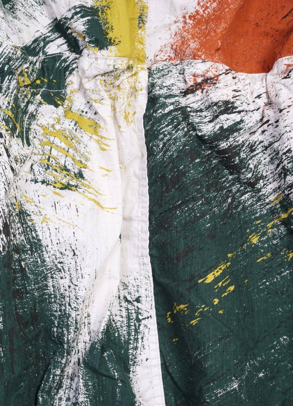 RIP STOP BRUSH-CAMO | ALPINE RINGCOAT | White | € 1025 -Kapital- HANSEN Garments