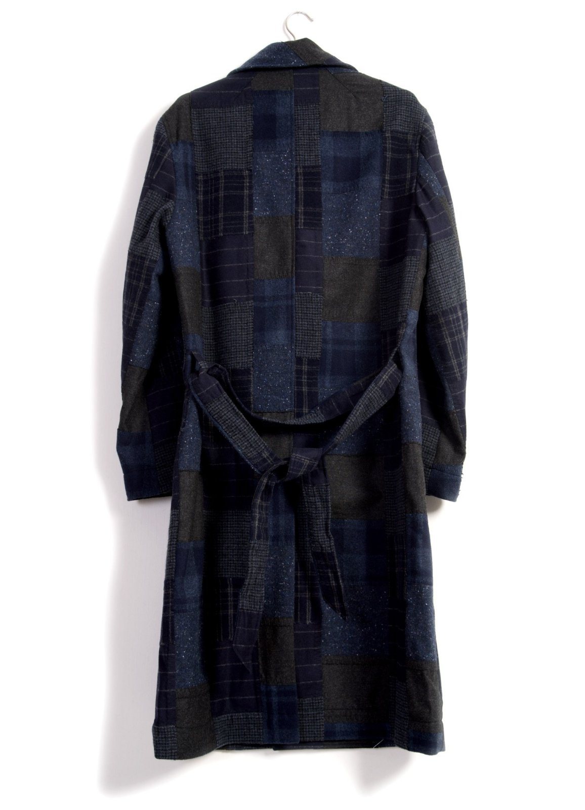 ROB | Long Shawl Collar Coat | Patchwork | €695 -HANSEN Garments- HANSEN Garments