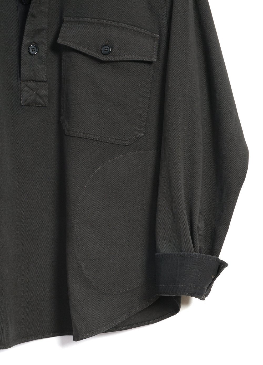 HANSEN Garments - ROBERT | Casual Pull-on Shirt | Dark Forest - HANSEN Garments