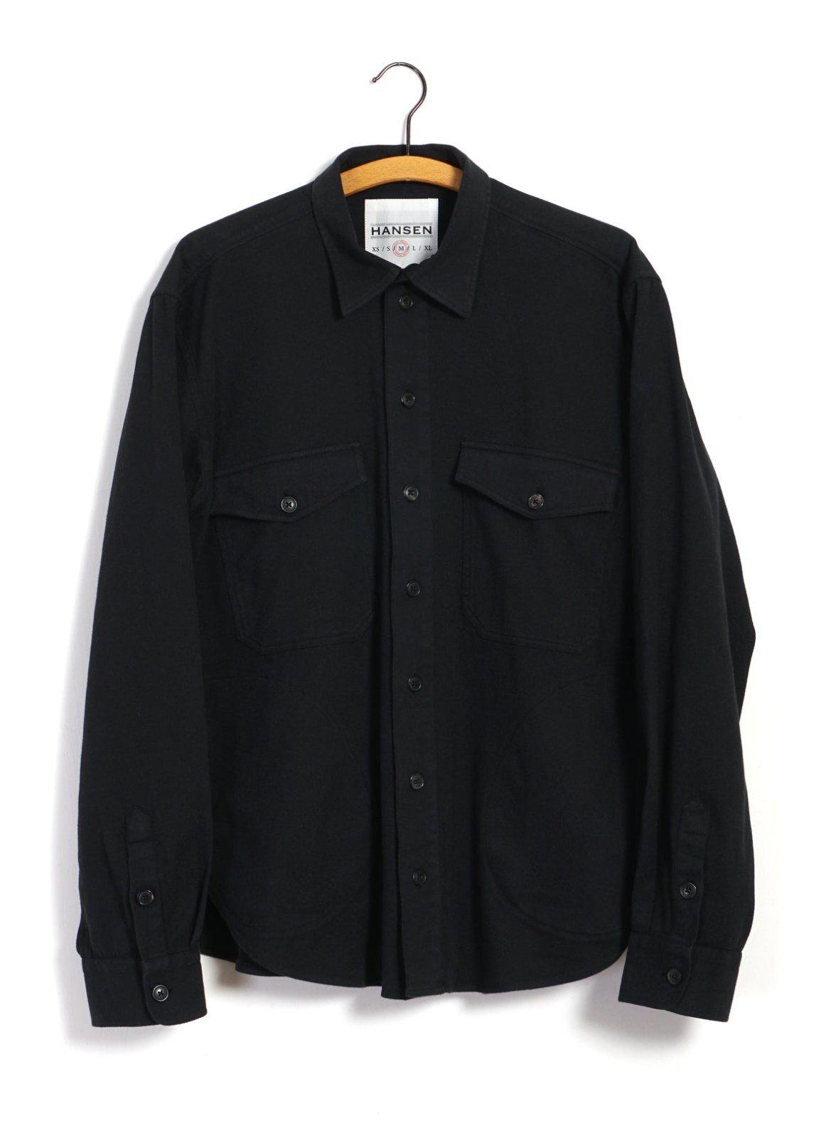 HANSEN GARMENTS - RUBEN | Casual Over Shirt | Black - HANSEN Garments