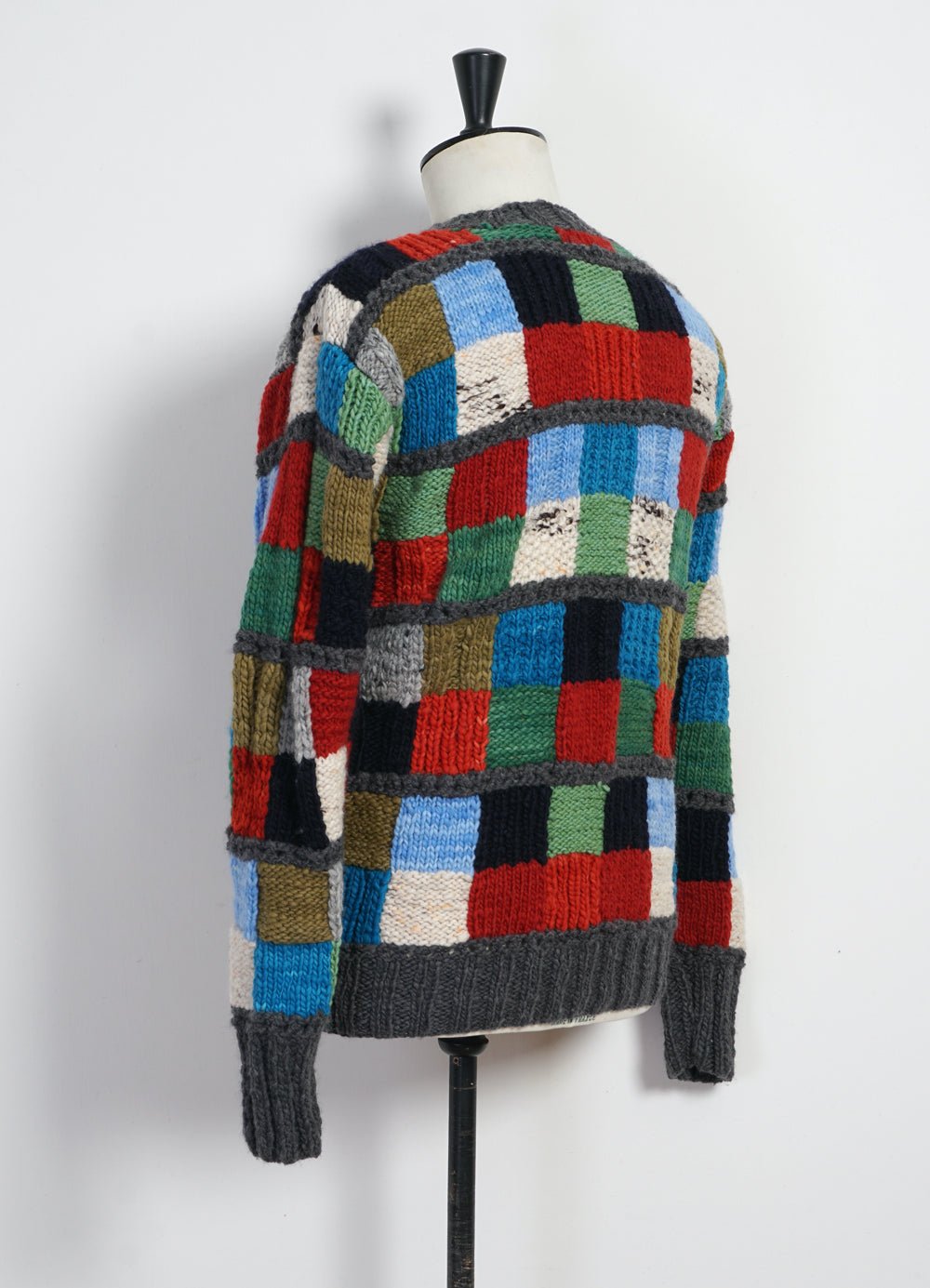CHAMULA - Sampler Squares | Hand-knitted Pullover | Multi Col. - HANSEN Garments