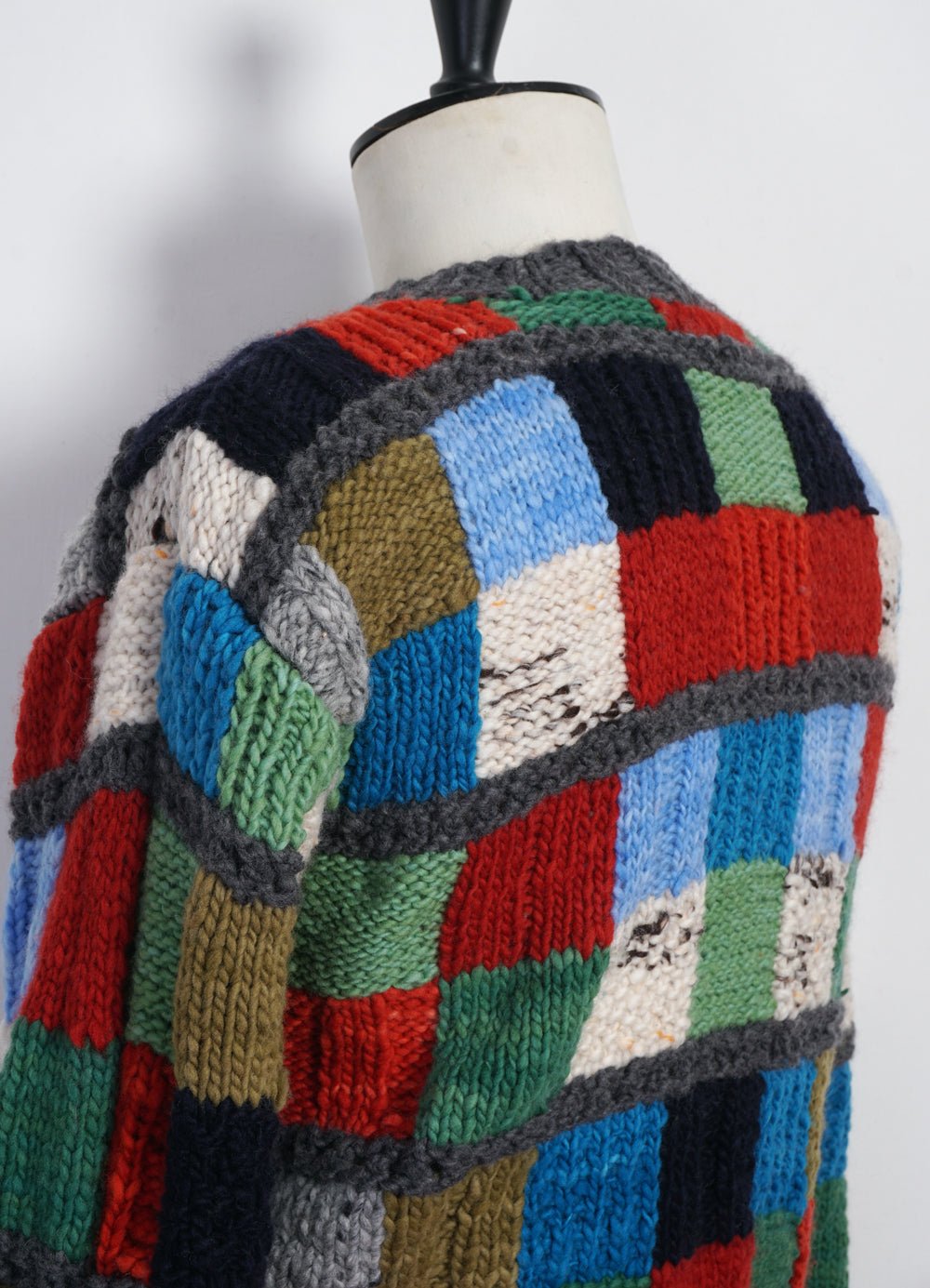 CHAMULA - Sampler Squares | Hand-knitted Pullover | Multi Col. - HANSEN Garments