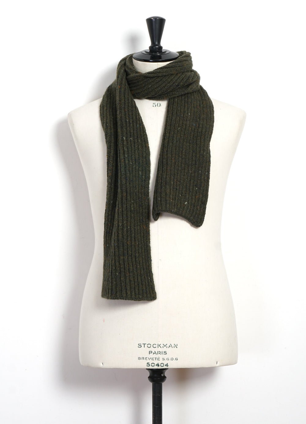 INIS MEÁIN - SCARF | Rib Scarf | Loden - HANSEN Garments