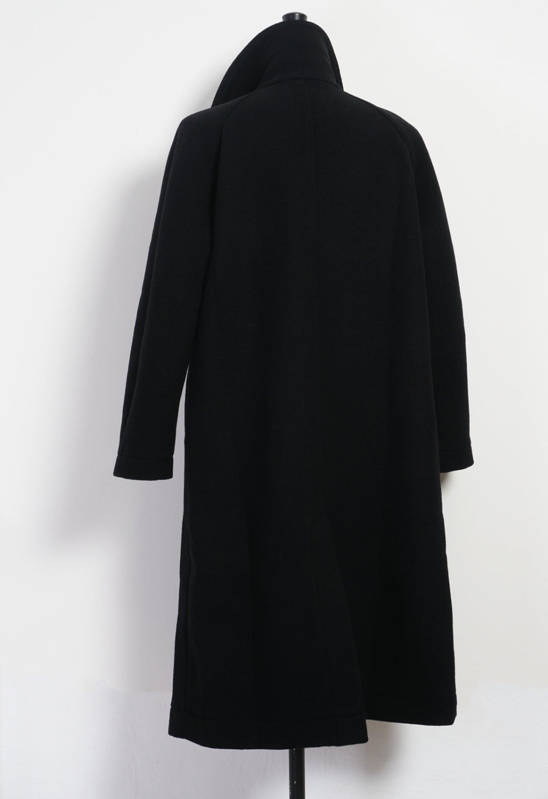 HANSEN GARMENTS - SIGFRED | Long Double Face Wool Coat | Black - HANSEN Garments