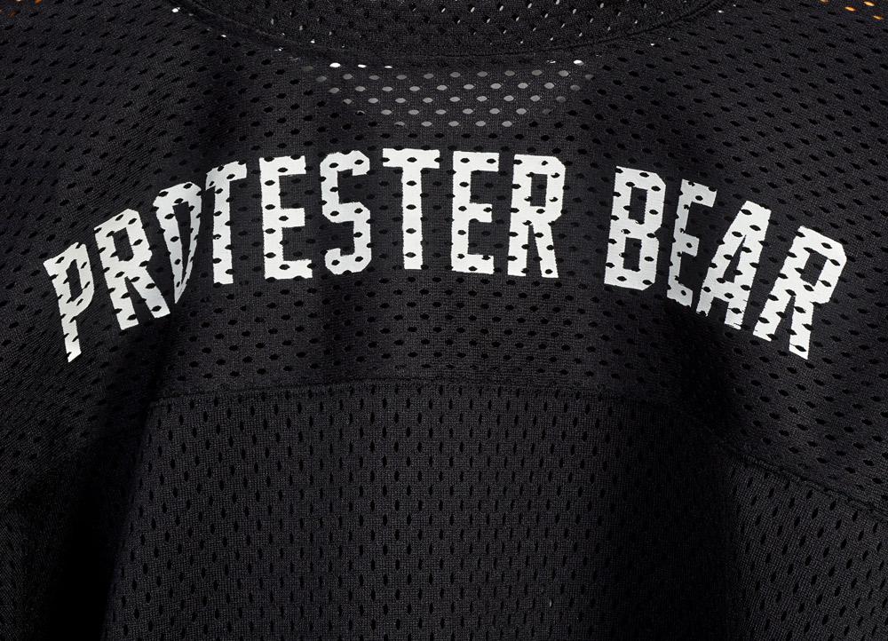 SLOGAN JERSEY | Long Sleeve Mesh Crew T | Black | €240 -MOUNTAIN RESEARCH- HANSEN Garments