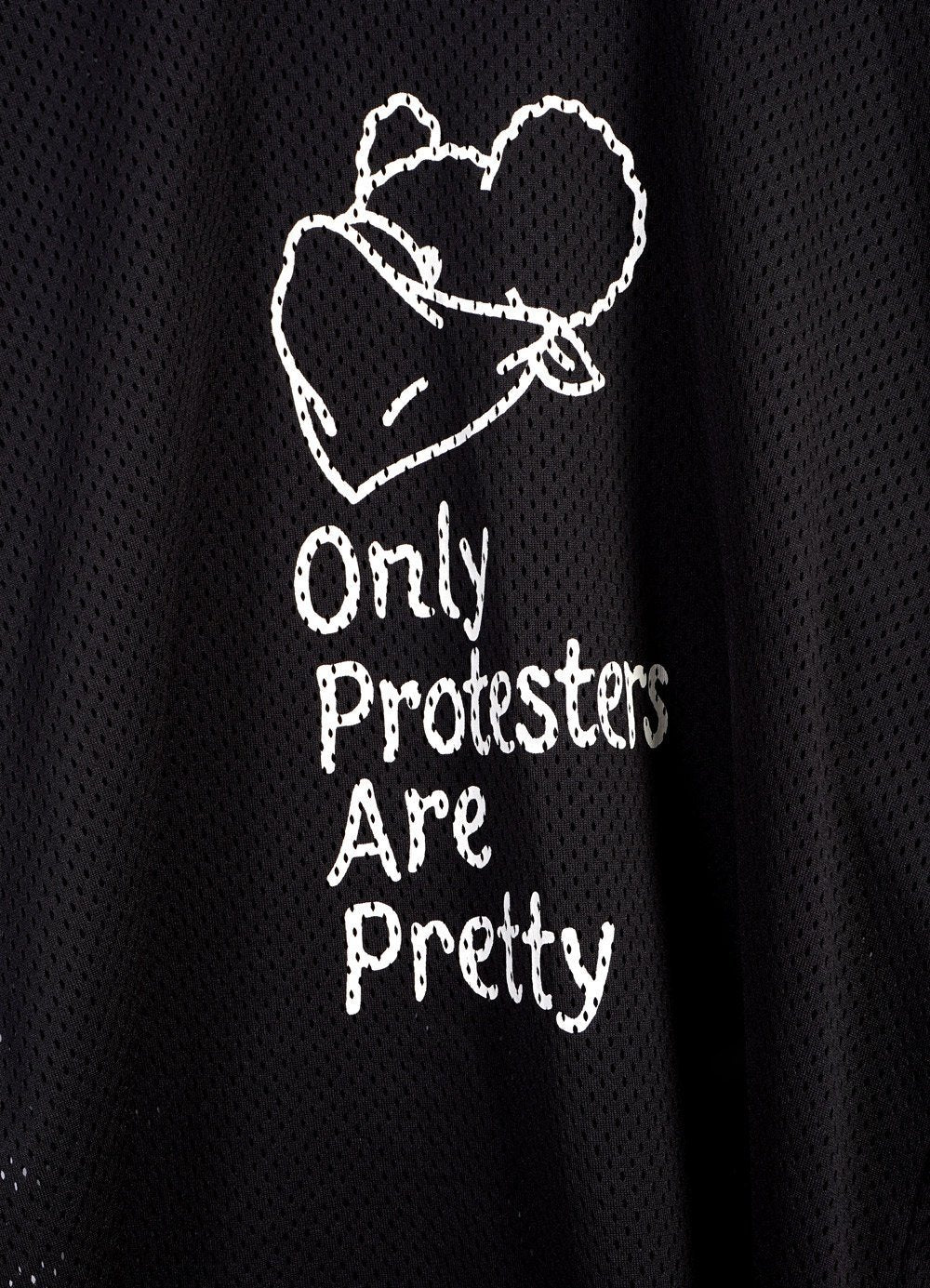SLOGAN JERSEY | Long Sleeve Mesh Crew T | Black | €240 -MOUNTAIN RESEARCH- HANSEN Garments