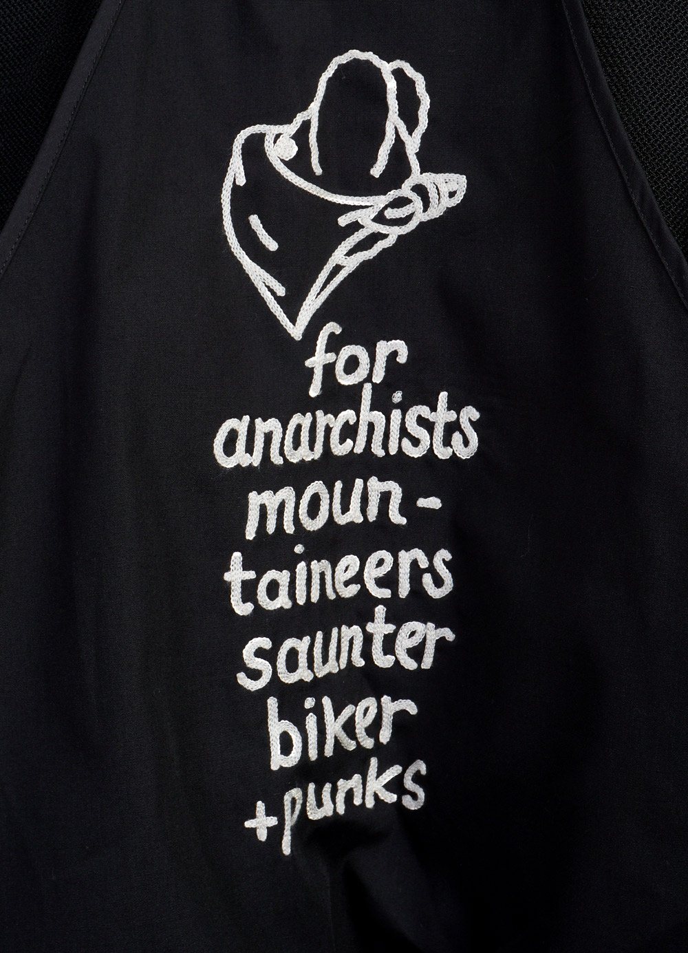 SLOGAN PARKA | Mesh Zip Hoodie | Black | €320 -MOUNTAIN RESEARCH- HANSEN Garments