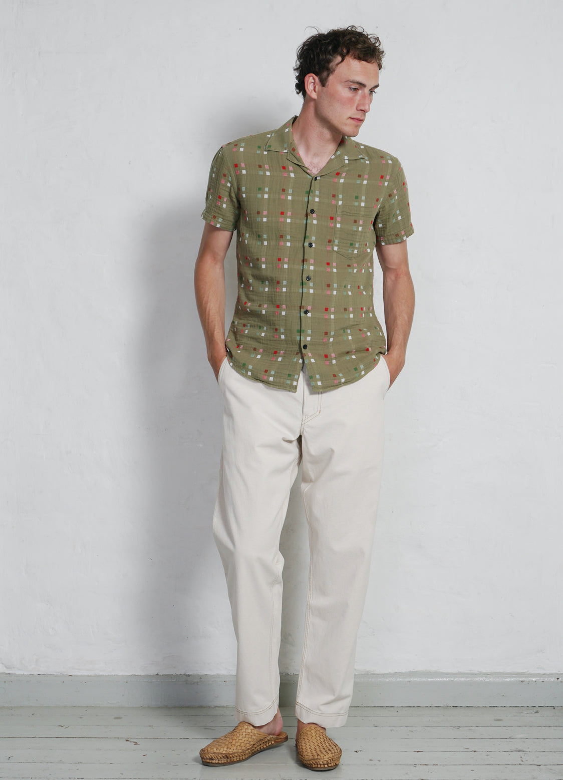 JONNY | Short Sleeve Shirt | Nevada Green