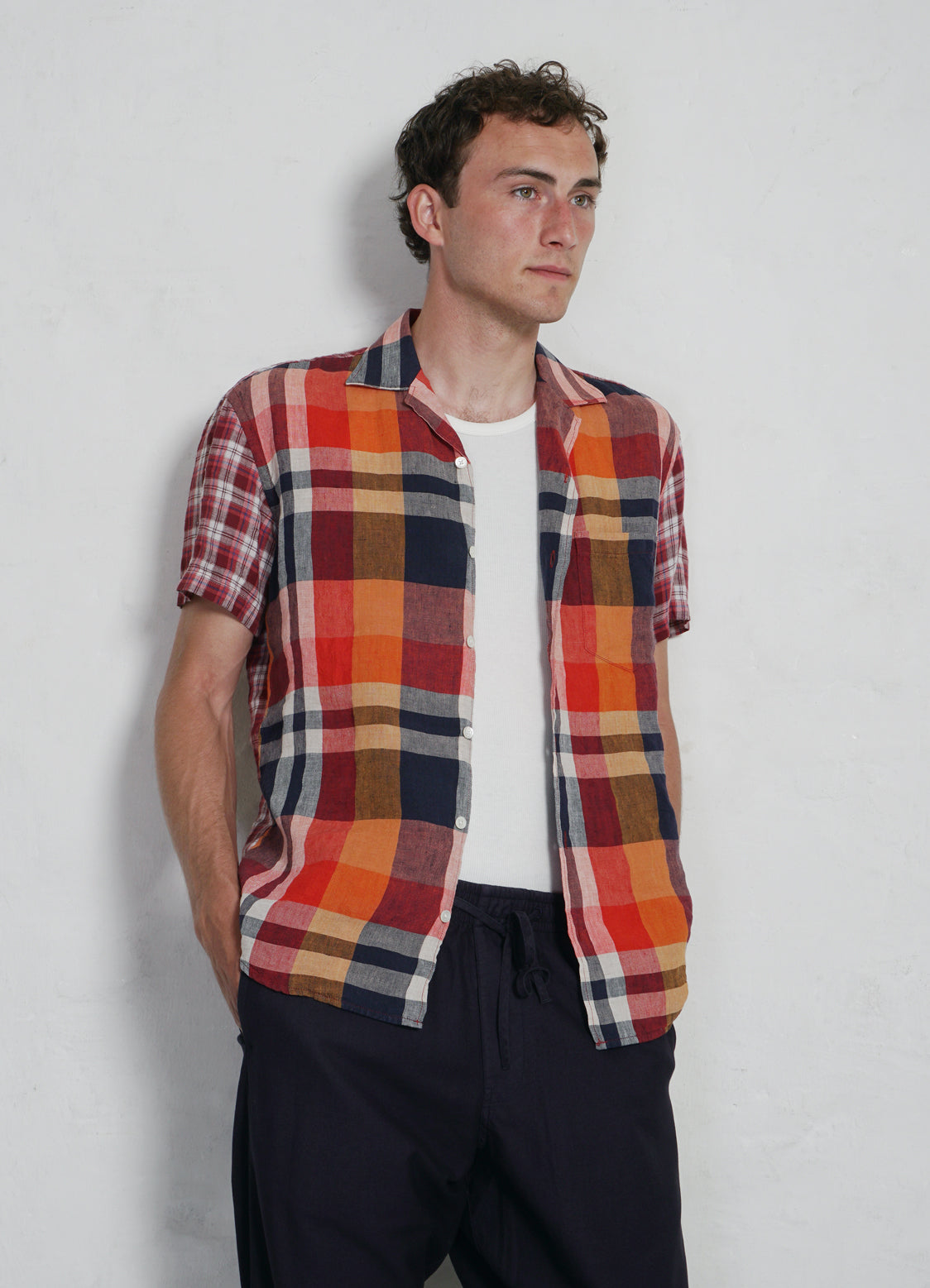 JONNY | Short Sleeve Shirt | Red Checks