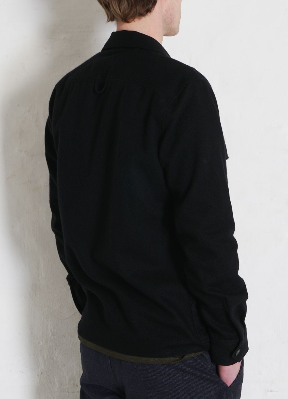 HANSEN Garments - STEFAN | Worker Over Shirt | Black - HANSEN Garments