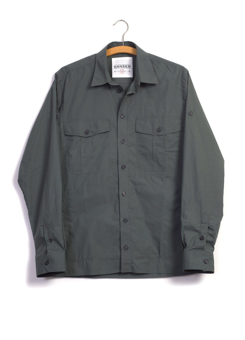 STEVEN | Lightweight Ranger Shirt | Faded Army | €230 -HANSEN Garments- HANSEN Garments