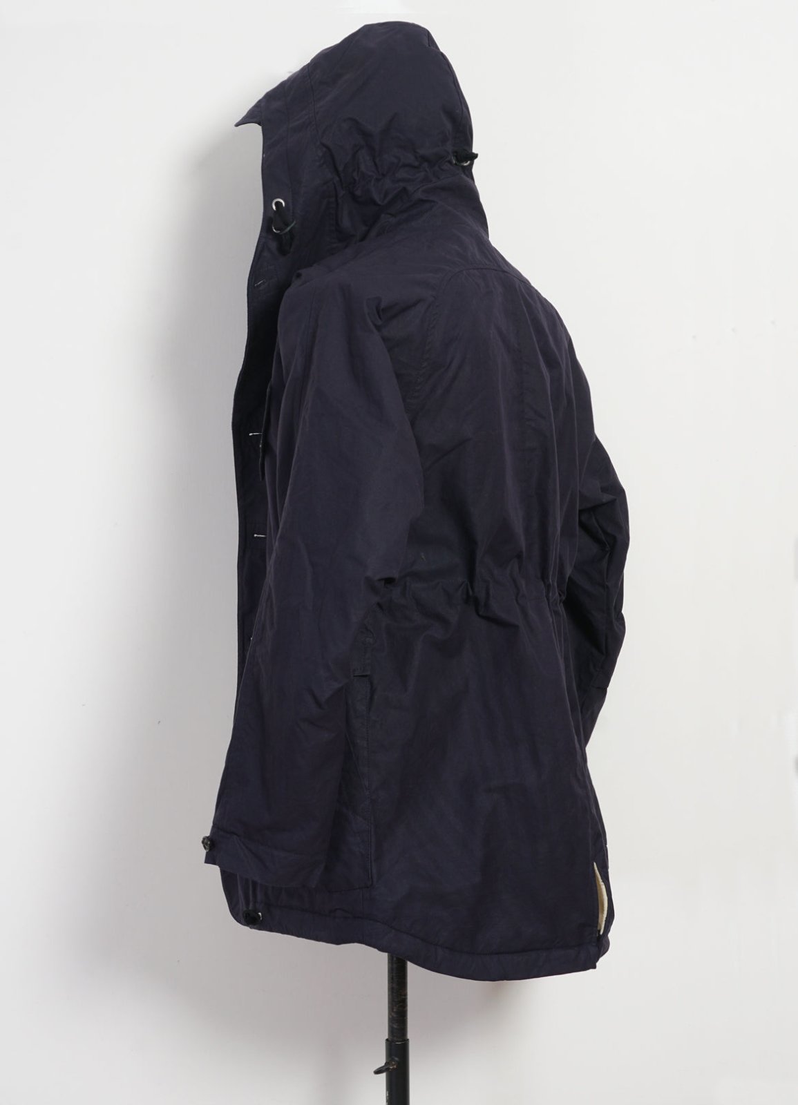 HANSEN GARMENTS - STORM | Hooded Waxed Cotton Parka | Deep Navy - HANSEN Garments