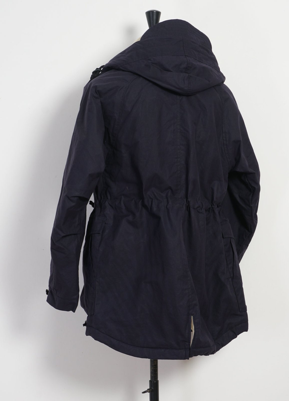HANSEN GARMENTS - STORM | Hooded Waxed Cotton Parka | Deep Navy - HANSEN Garments