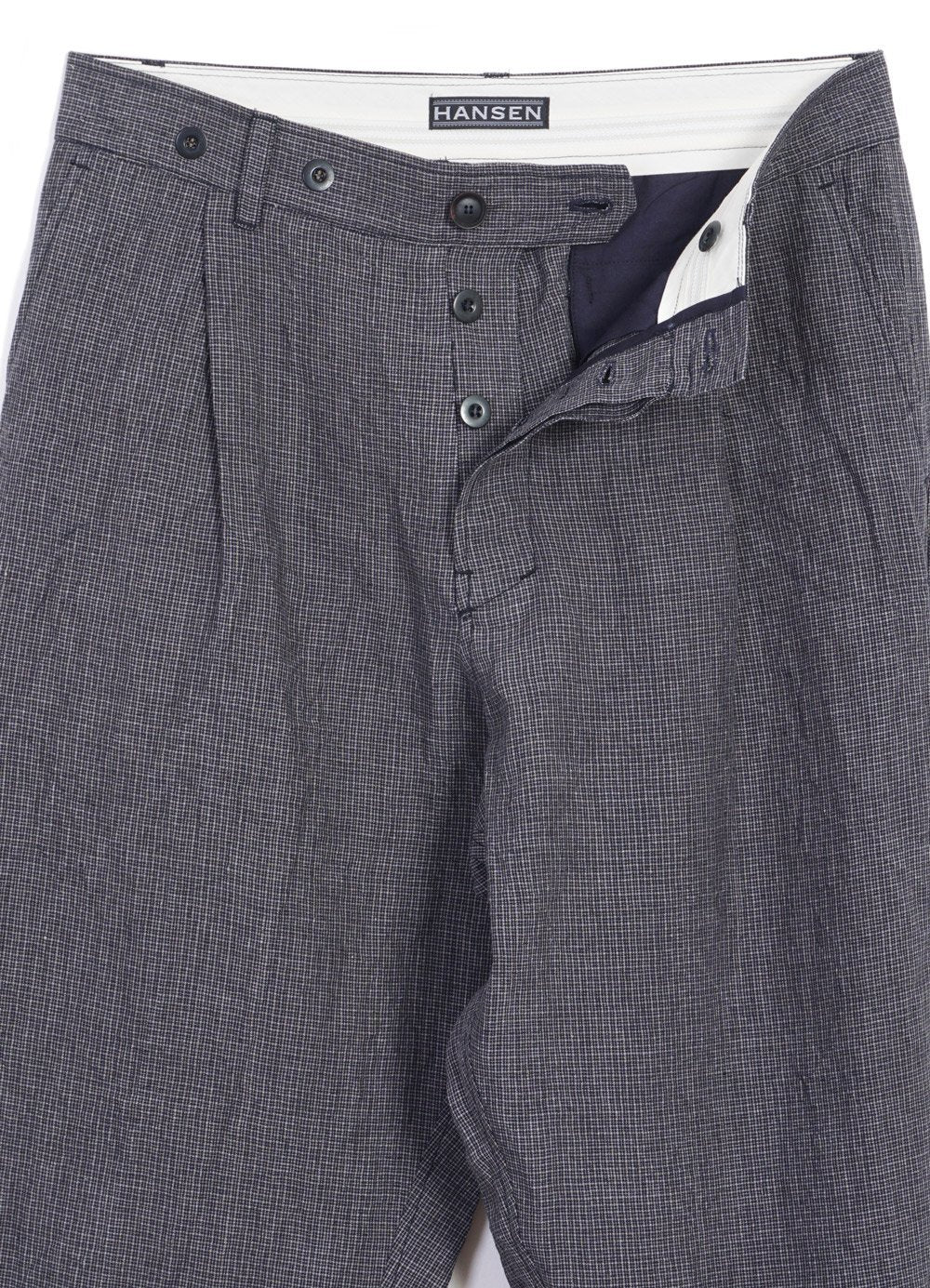 HANSEN GARMENTS - SUNE | Pleated Wide Cut Trousers | River - HANSEN Garments