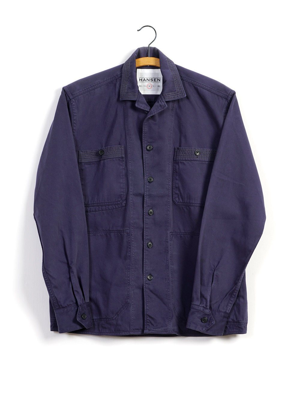 SUNNY | Casual Dyed Over-shirt | Navy -HANSEN Garments- HANSEN Garments
