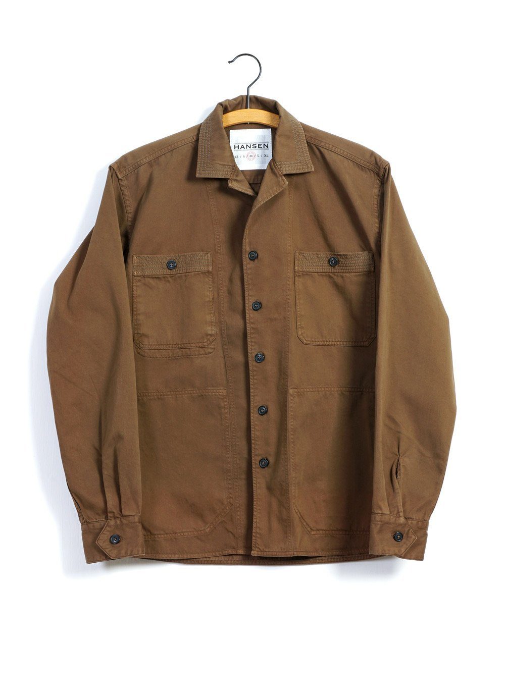 SUNNY | Casual Dyed Over-shirt | Nut -HANSEN Garments- HANSEN Garments