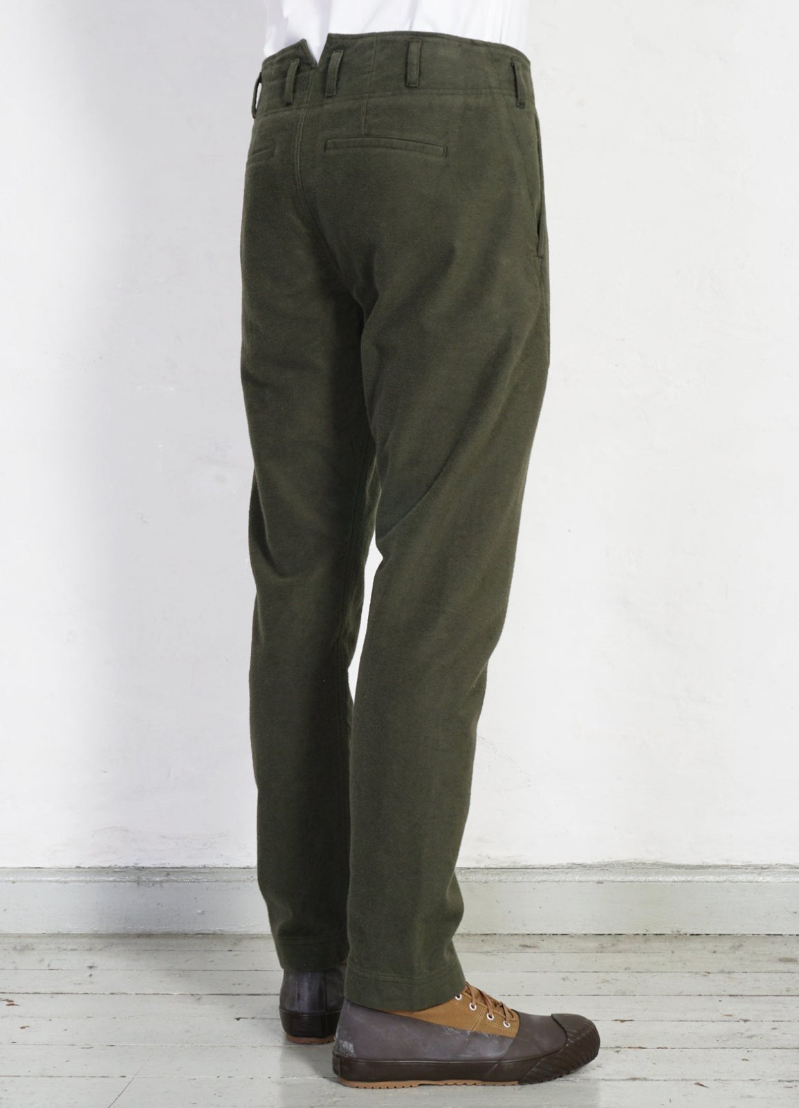 HANSEN GARMENTS - SVENNING | Slim Fit Trousers | Dark Green - HANSEN Garments