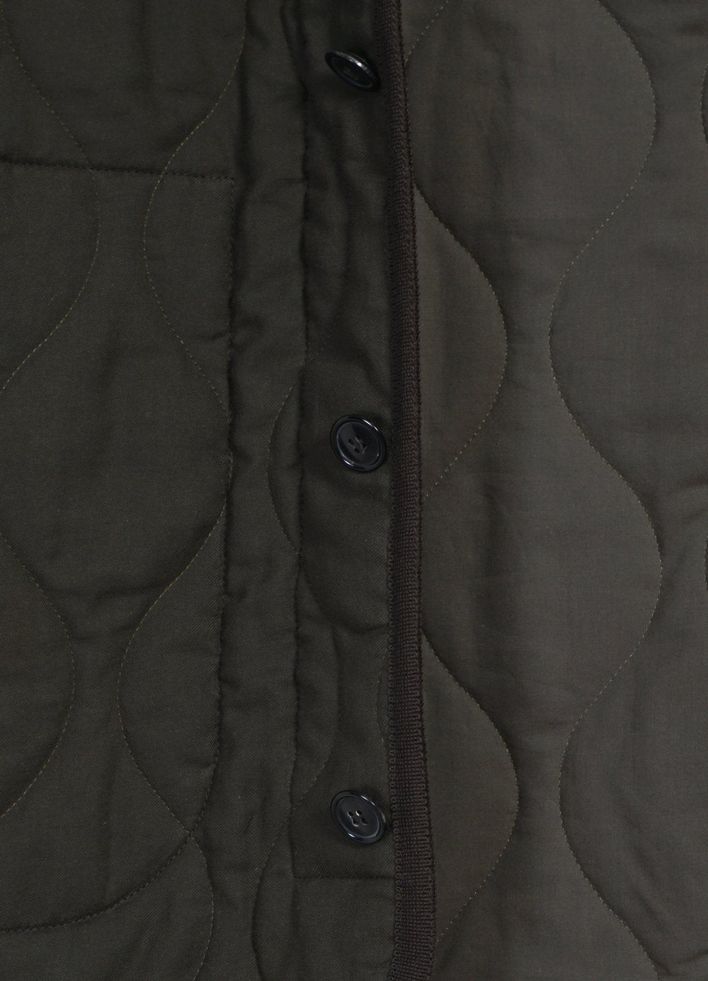 HANSEN Garments - TONY | Bonded Padded Vest | Dark Army - HANSEN Garments