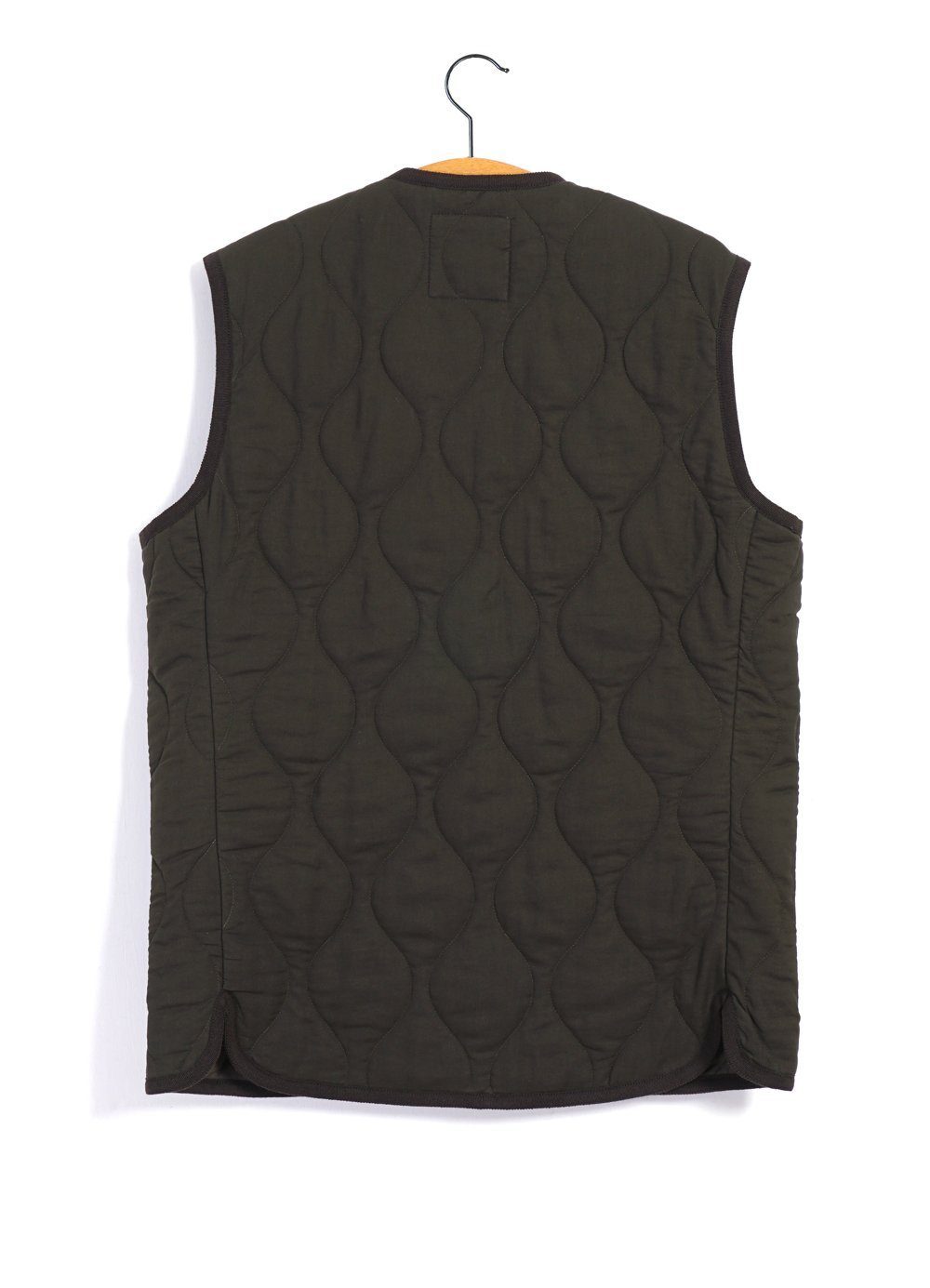 HANSEN Garments - TONY | Bonded Padded Vest | Dark Army - HANSEN Garments