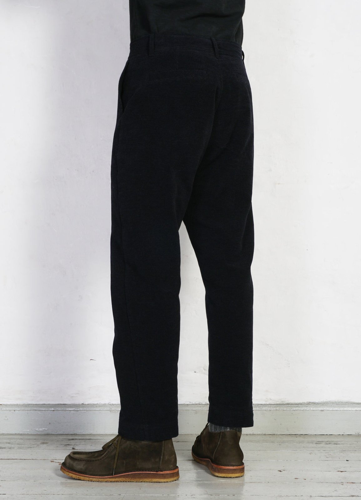 HANSEN GARMENTS - TYGE | Wide Cut Cropped Trousers | Onyx - HANSEN Garments