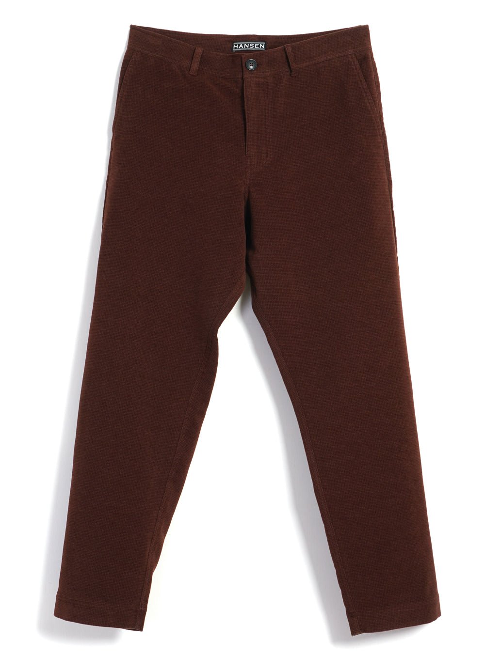 HANSEN GARMENTS - TYGE | Wide Cut Cropped Trousers | Ruby - HANSEN Garments