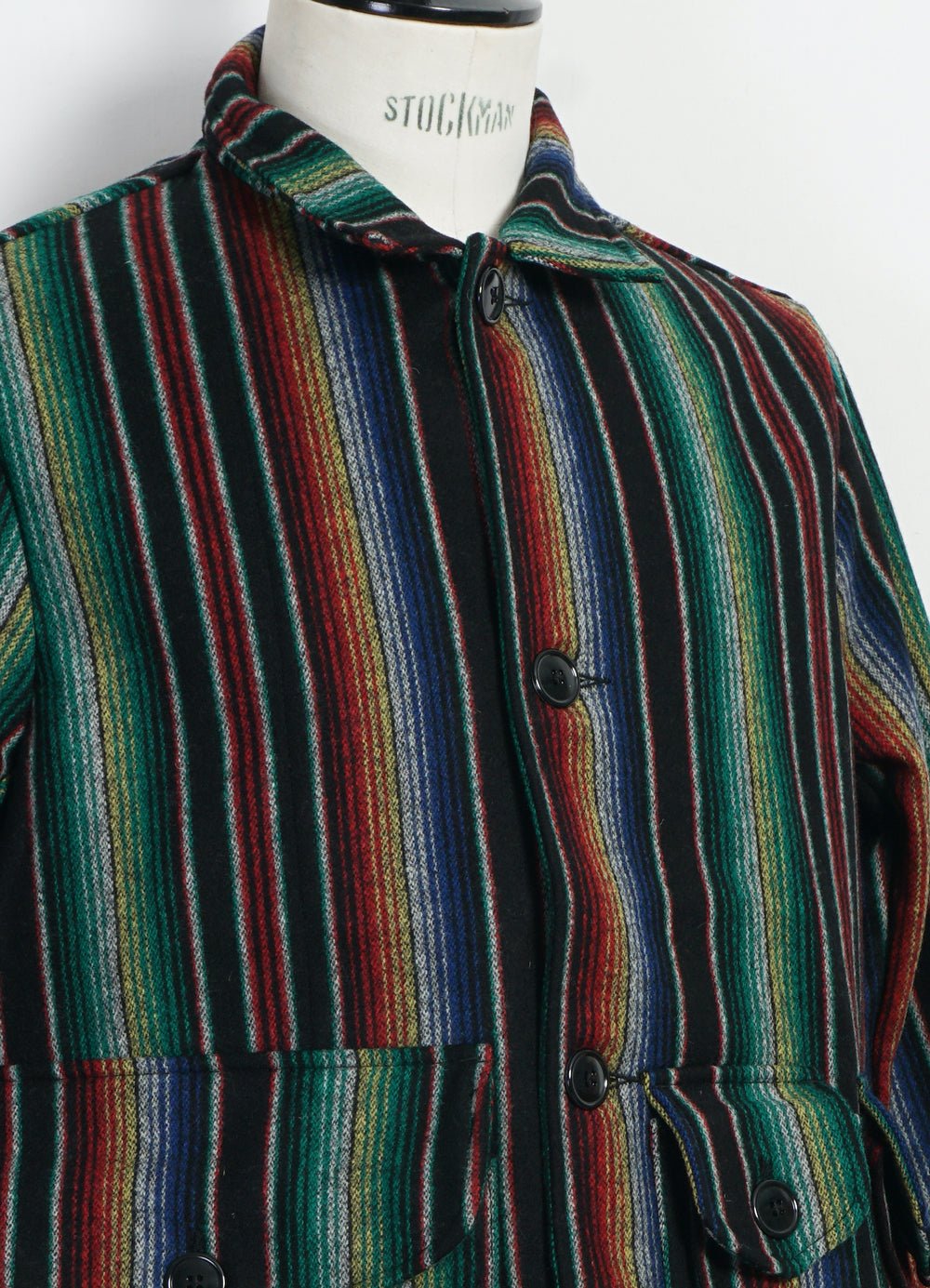 MONITALY - TYPE 'A' | Military Service Jacket | Black Sarape - HANSEN Garments