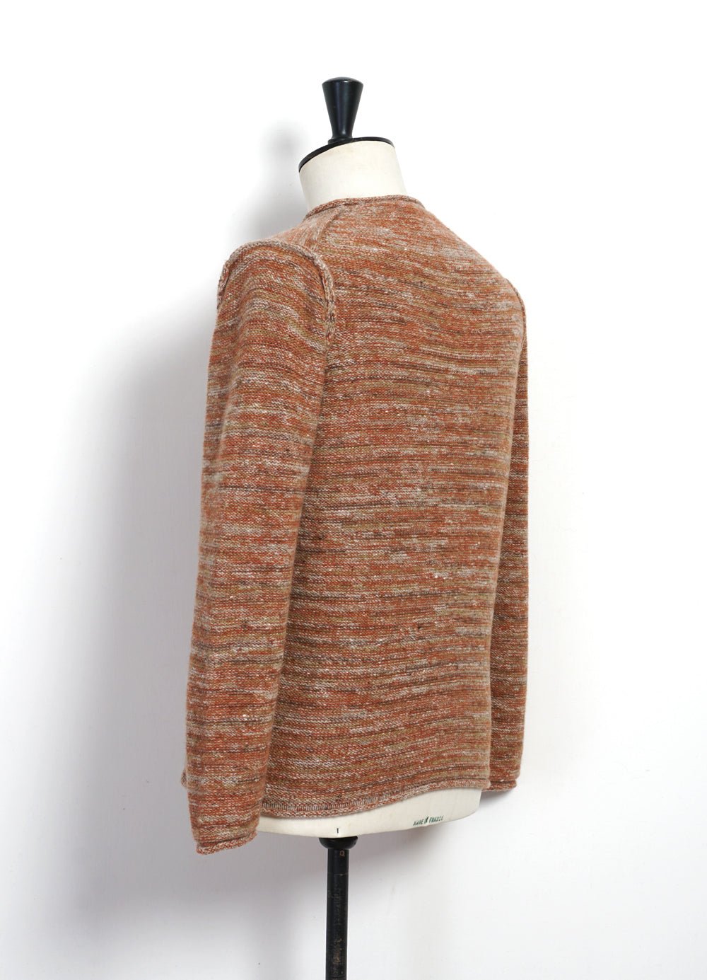 INIS MEÁIN - VARIED STRIPE | Merino & Cashmere Tunic Sweater | Clementine - HANSEN Garments