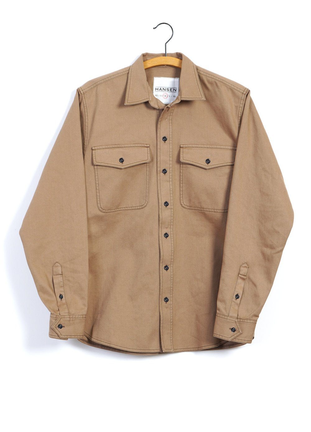 SOLD OUT - VILLADS | Loose Fit Over Shirt | Cardboard - HANSEN Garments