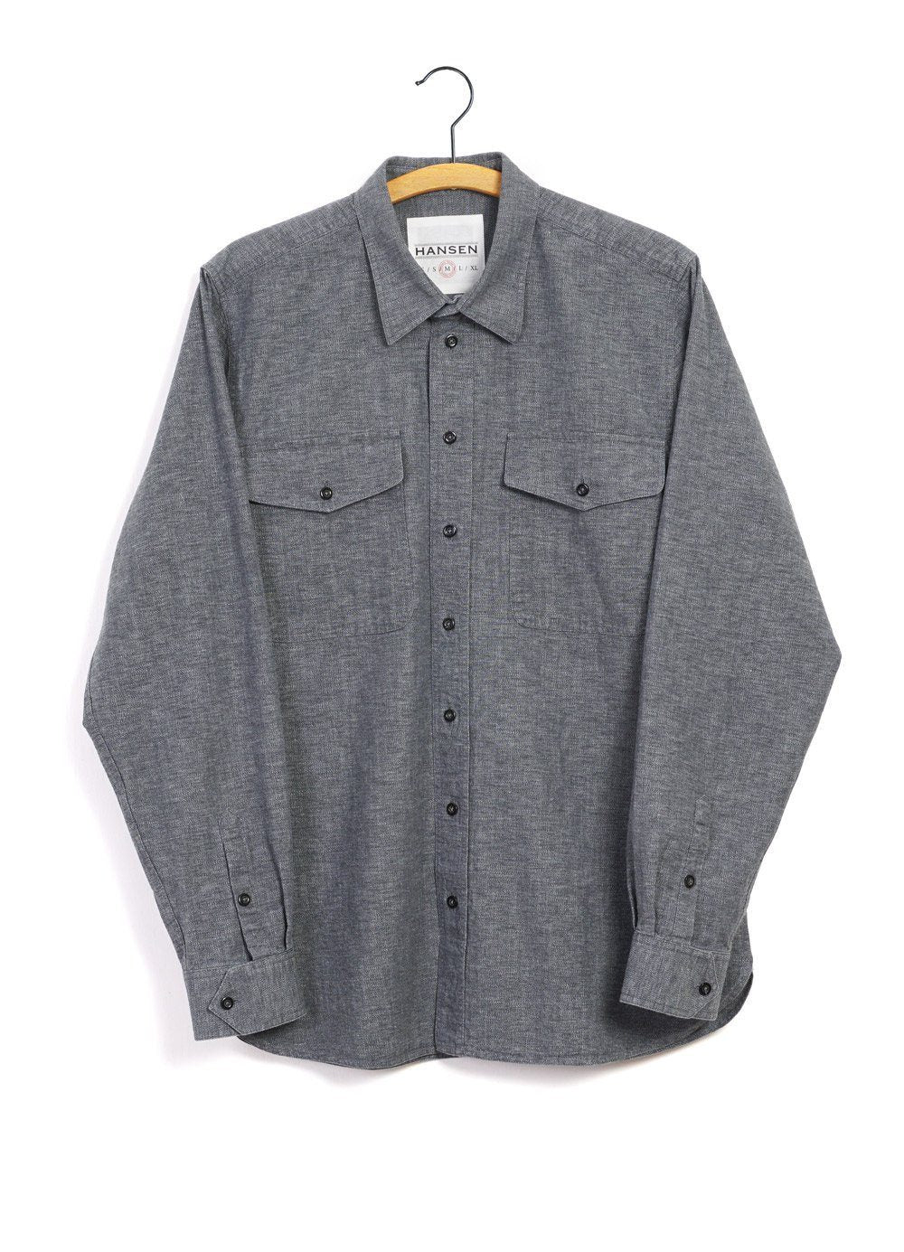 HANSEN GARMENTS - VILLADS | Loose Fit Over Shirt | Stone - HANSEN Garments