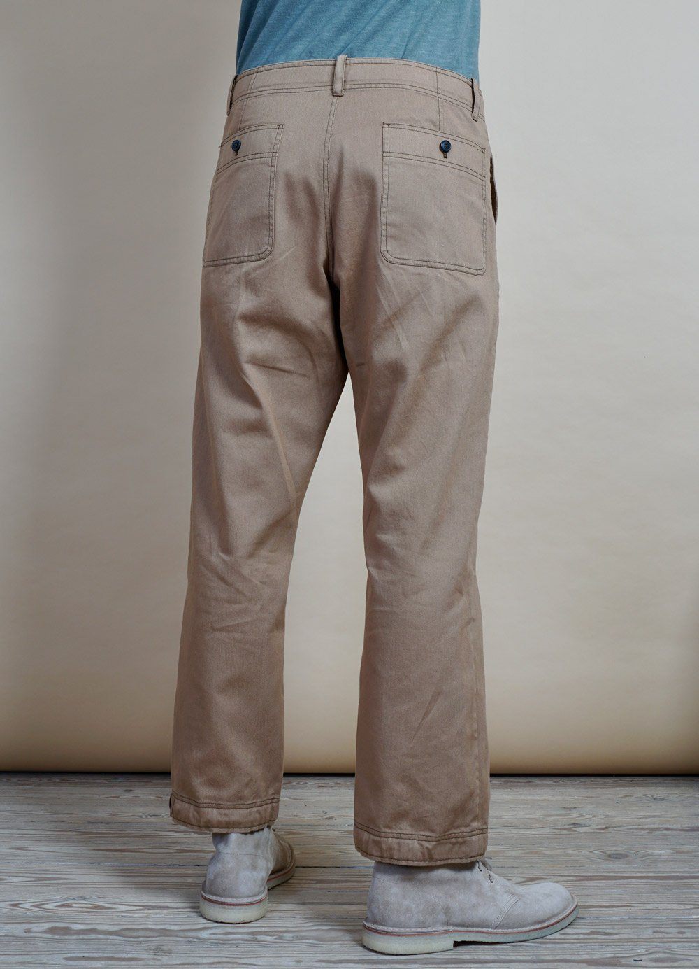HANSEN GARMENTS - VILLE | Loose Fit Trousers | Cardboard - HANSEN Garments