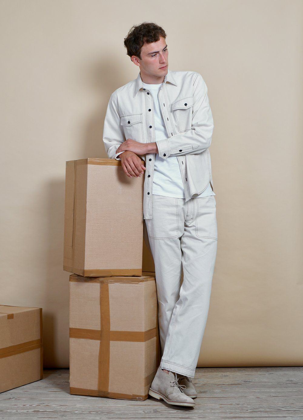 HANSEN GARMENTS - VILLE | Loose Fit Trousers | Nature - HANSEN Garments