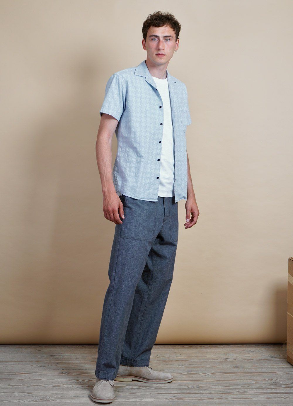 HANSEN GARMENTS - VILLE | Loose Fit Trousers | Stone - HANSEN Garments