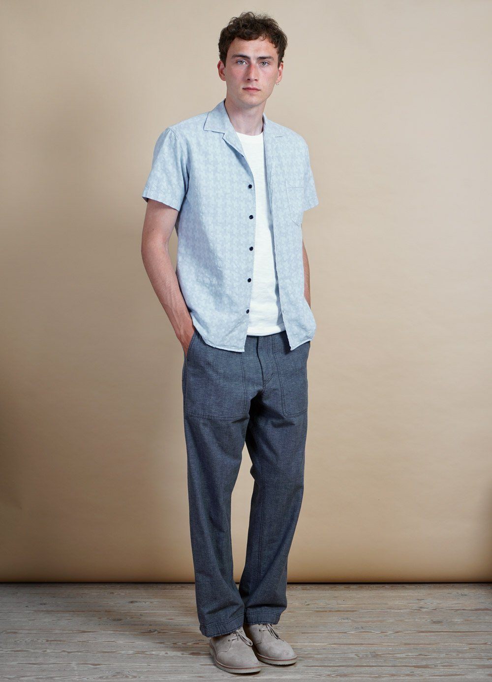 HANSEN GARMENTS - VILLE | Loose Fit Trousers | Stone - HANSEN Garments