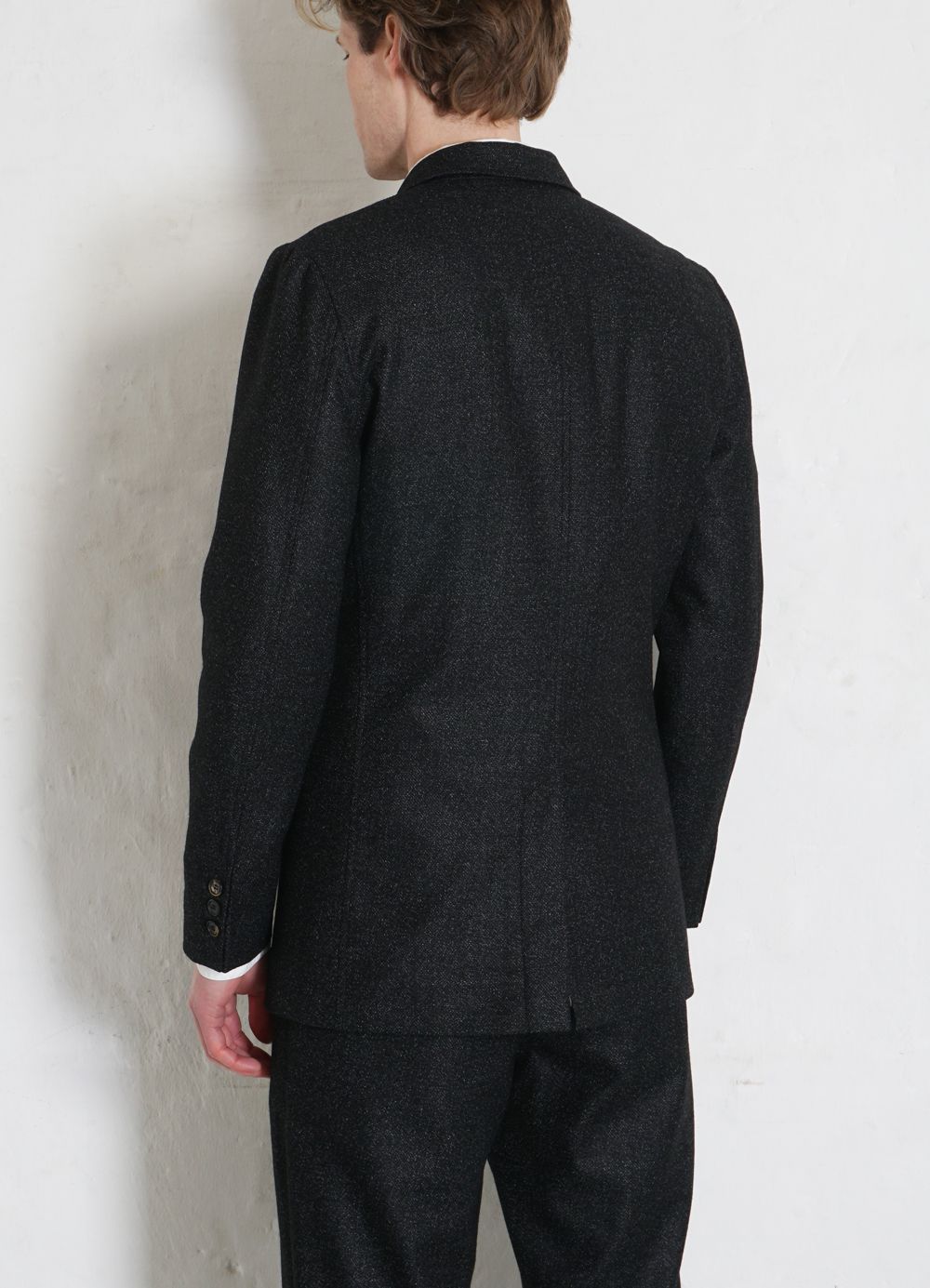 HANSEN GARMENTS - WALTER | Classic Double Breasted Blazer | Black Marble - HANSEN Garments