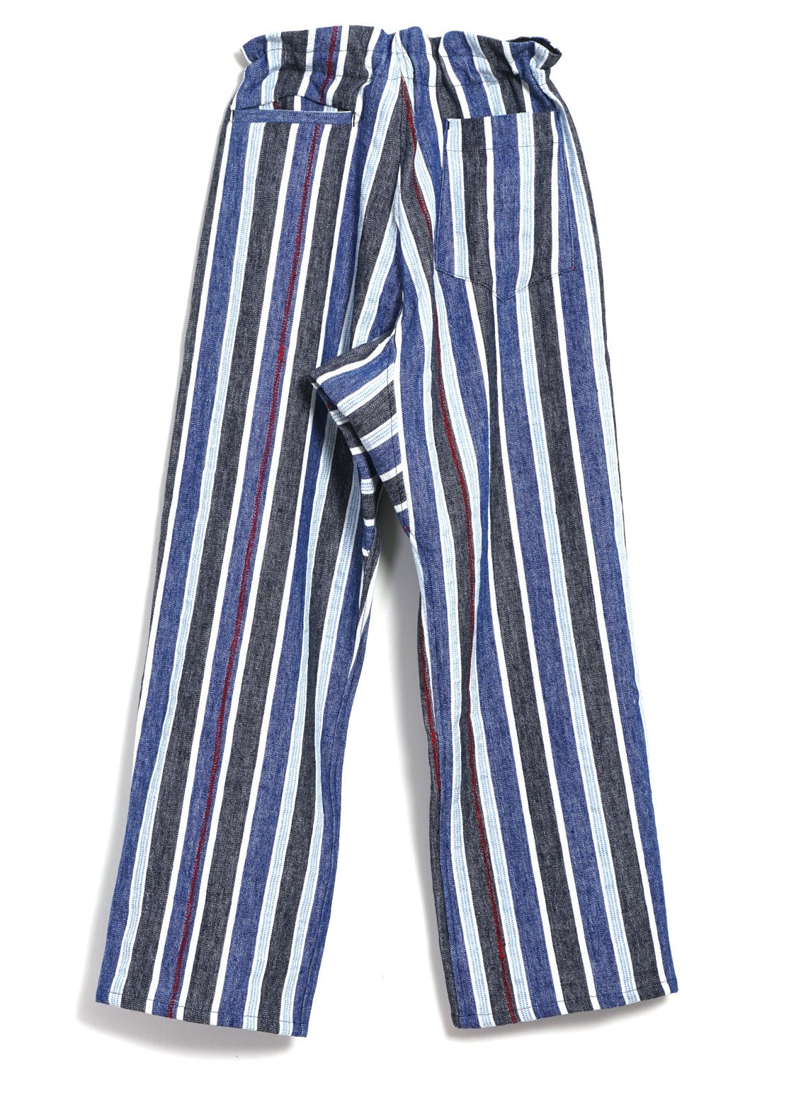 MONITALY - WIDE DROP CROTCH PANTS | Indigo Mud Cloth | Indigo - HANSEN Garments