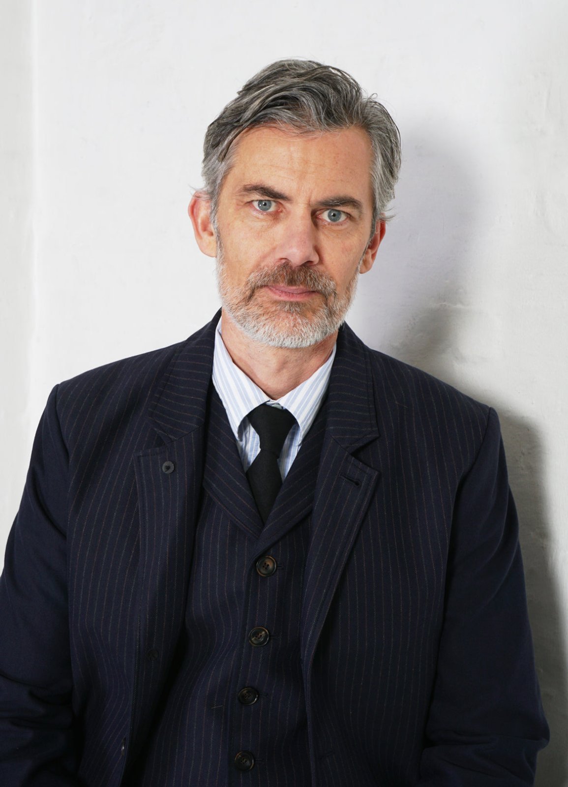 HANSEN GARMENTS - WILLIAM | Lapel Waistcoat | Blue Pin - HANSEN Garments