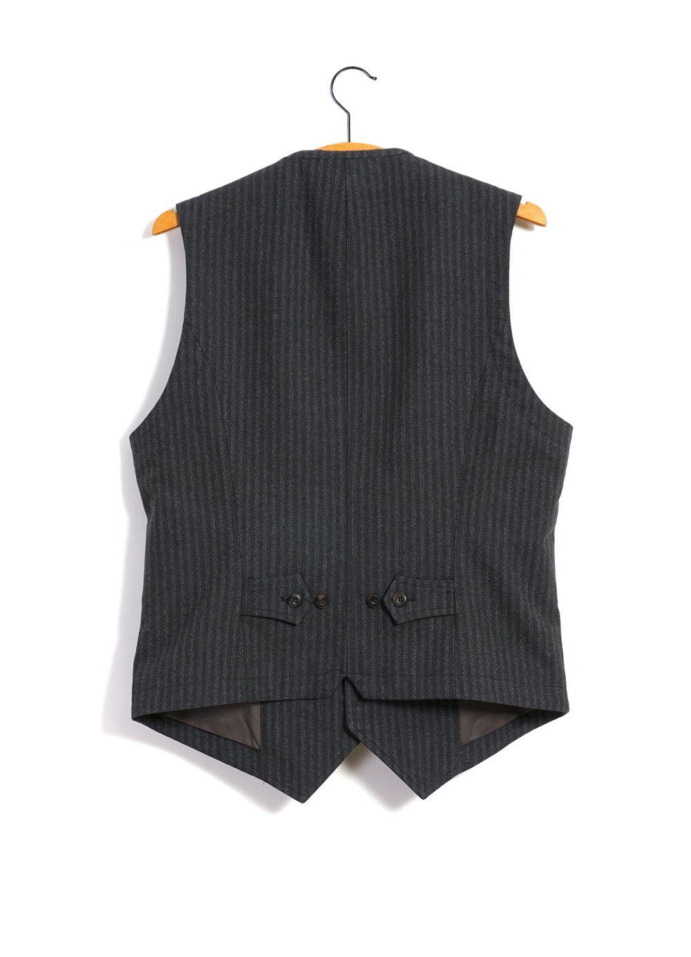 HANSEN GARMENTS - WILLIAM | Lapel Waistcoat | Grey Pin - HANSEN Garments